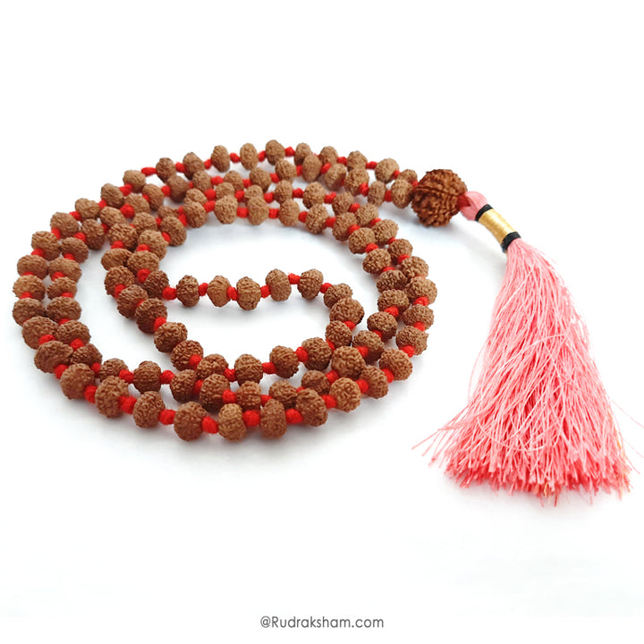 10 Mukhi Rudraksha Indonesian Beads Japa Mala | 108 Beads Java Dus Mukhi Rudraksha Beads Kantha Mala | Dus Mukhi Mala Rosary