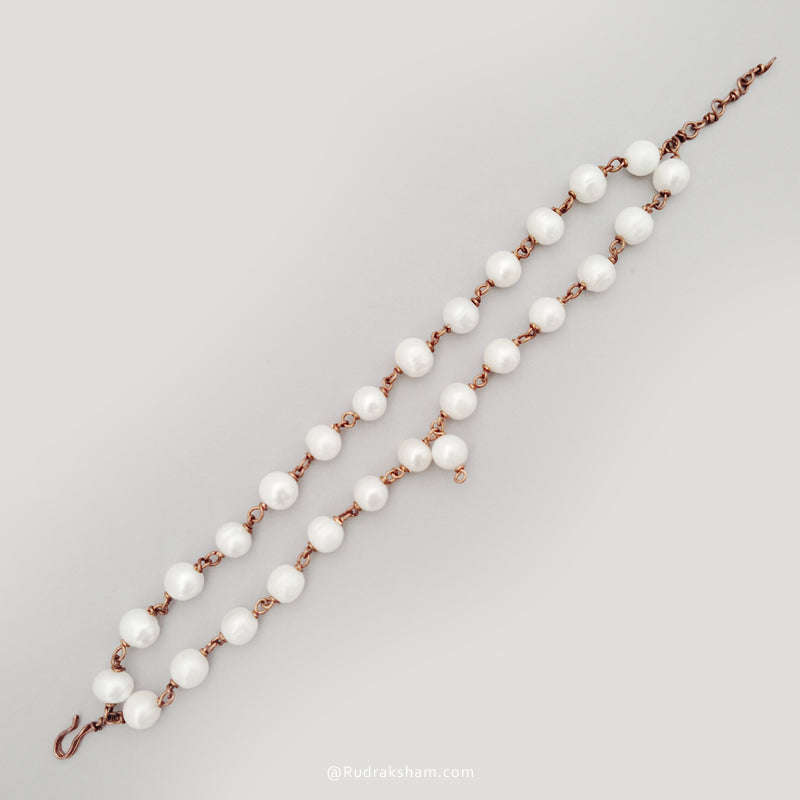 Pearl Bracelet in Copper