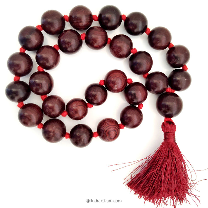 Red Chandan Kantha Japa Mala 18.00 mm