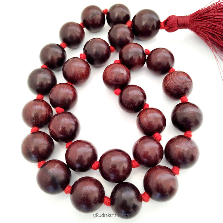 Red Chandan Kantha Japa Mala 18.00 mm