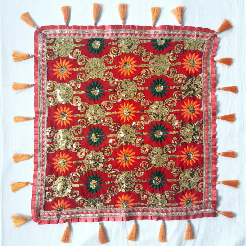 Designer Cloth Puja Aasan For God