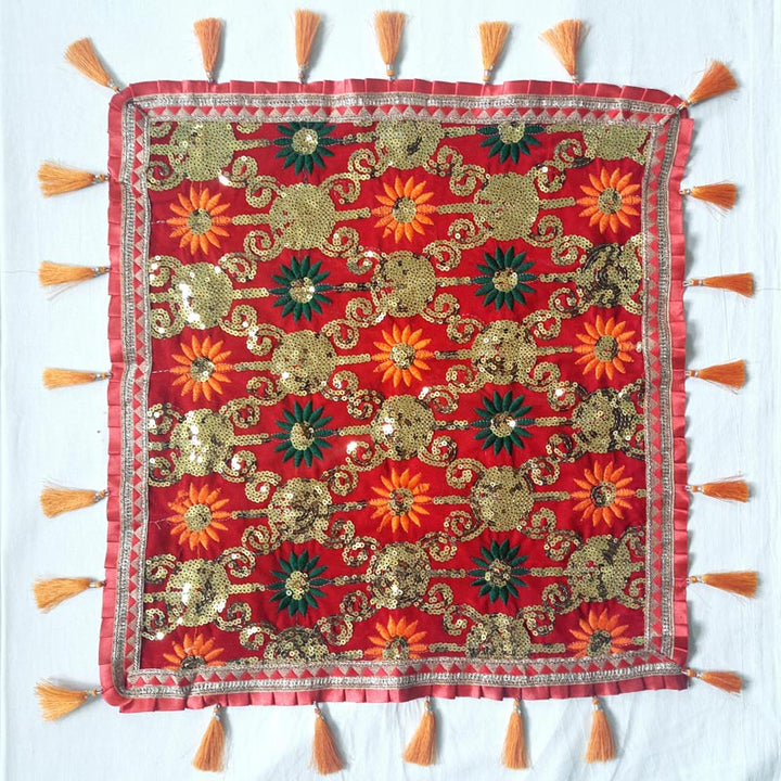 Designer Cloth Puja Aasan For God