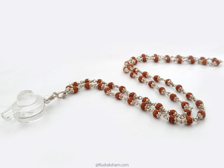  Rudraksha - Shivling Necklace