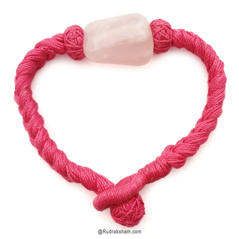  Rose Quartz Wrist Band