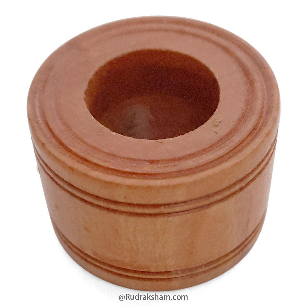 Narmdeshwar Shivling with Wooden Jalhari Base - 1