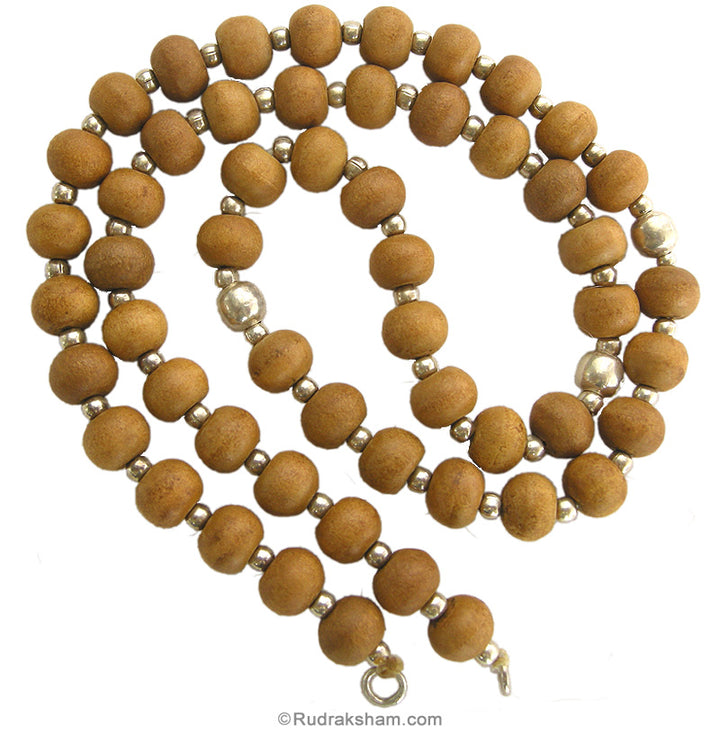 7.5 mm White Sandalwood Necklace