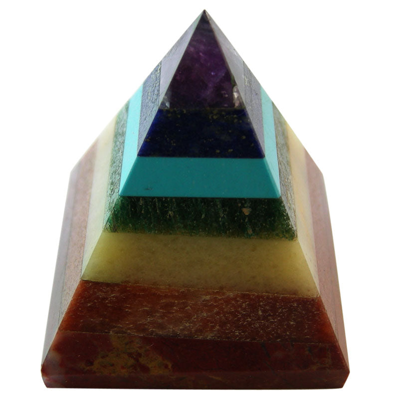7 Chakra Gemstone Pyramid