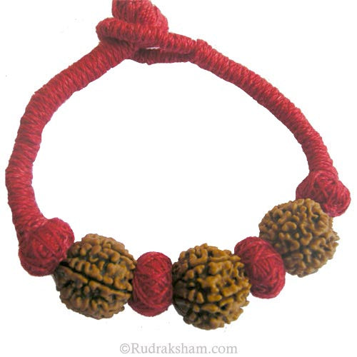  Triple 7 Mukhi Wrist Band