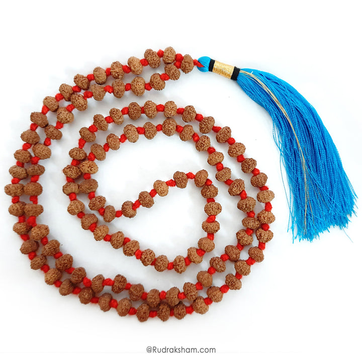 9 Mukhi Rudraksha Indonesian Beads Japa Mala | 108 Beads Java Nine Mukhi Rudraksha Beads Kantha Mala | Nau Mukhi Mala Rosary