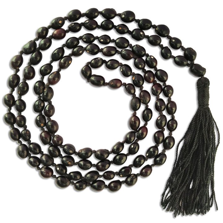 Black Chirmi Beads Mala