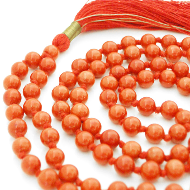  Coral Mala 7 mm