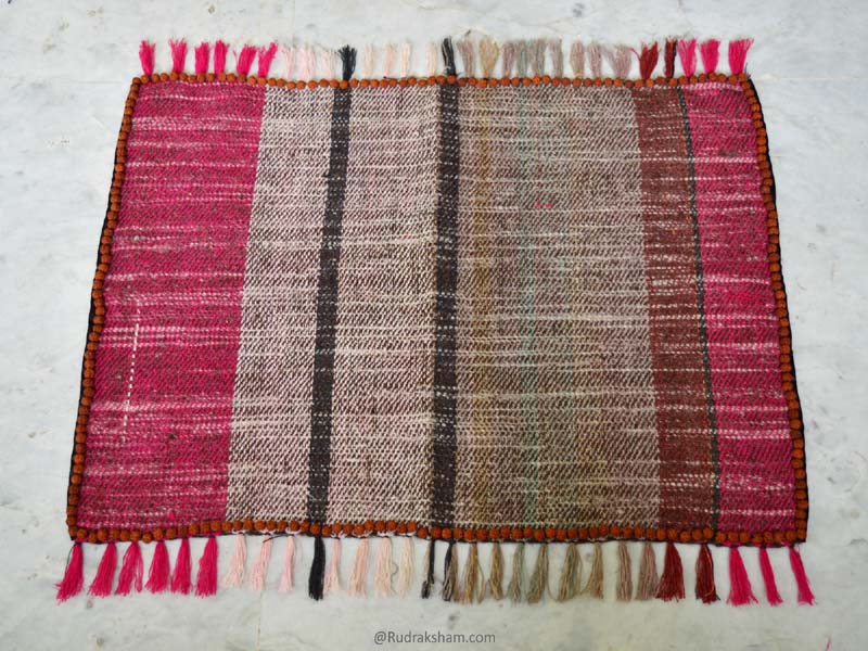 Rudraksha Mat for Meditation Woolen Aasana Mat