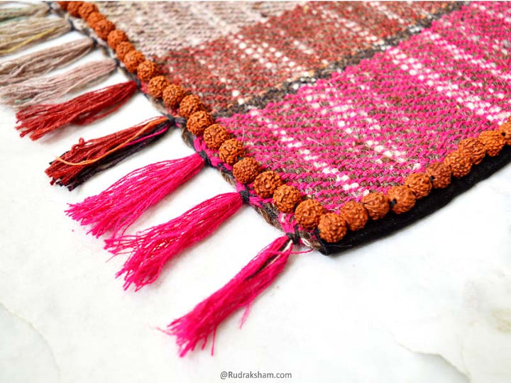 Rudraksha Mat for Meditation Woolen Aasana Mat