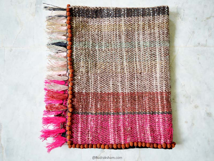 Rudraksha Mat for Meditation Woolen Aasana Mat