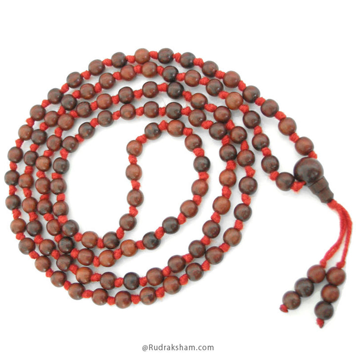 Red Chandan Mala 6.5 mm