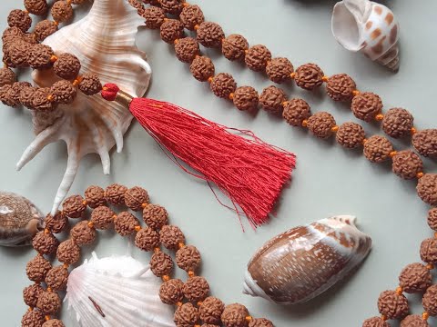  7.5 mm Rudraksha Mala Rosary | Wholesale Pack of 10 Rudraksha Japa Mala for Wearing or Japa of Mantra | 108 + 1 Beads Rosary