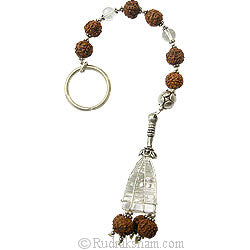 Rudraksha Shree Yantra Key Chain
