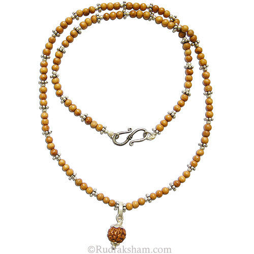  Chandan Mala with 5 Mukhi