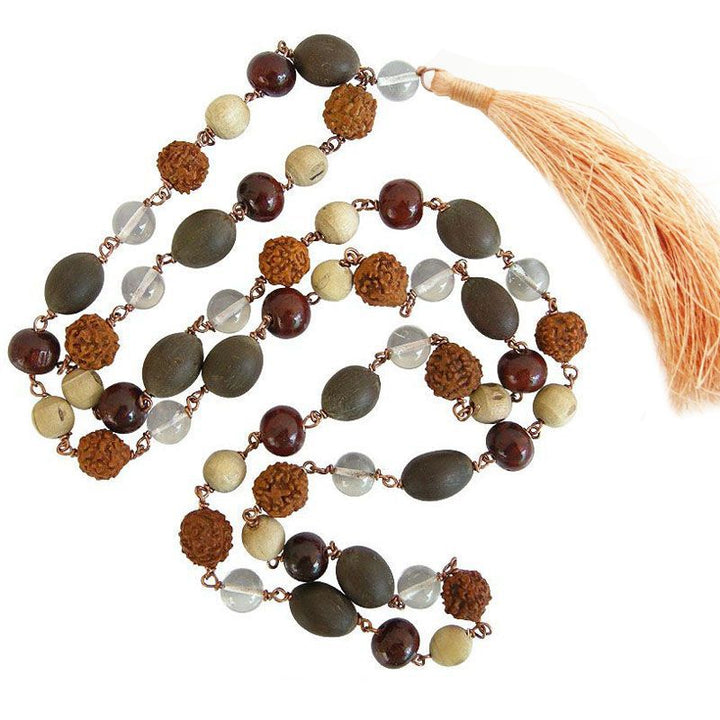 Panch Bhoot Mala in Copper