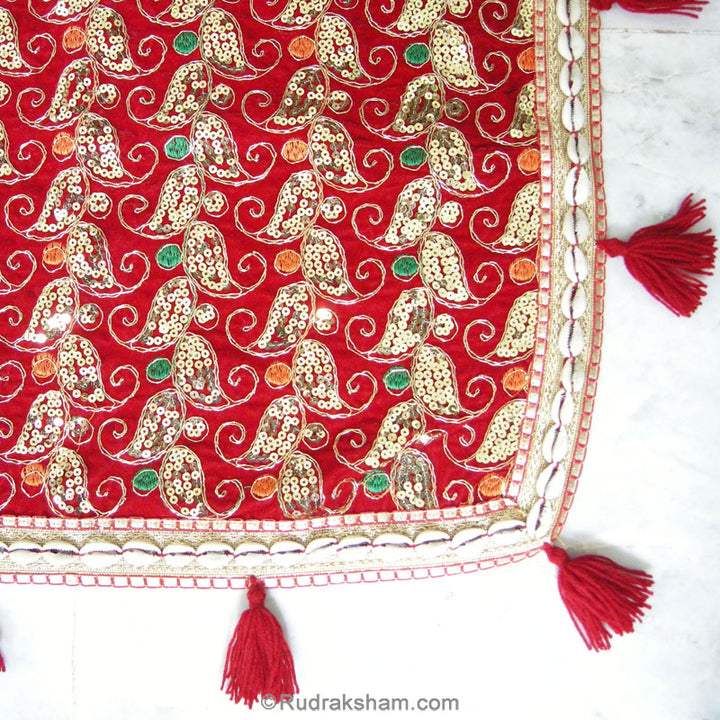Designer Cloth Puja Aasan For God