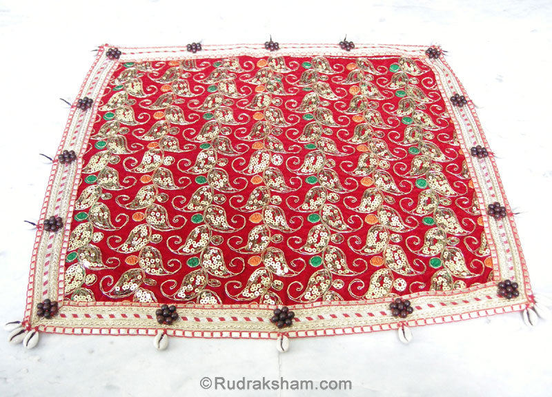 Designer Cloth Puja Aasan For God