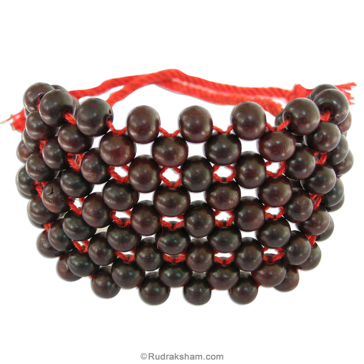 Red Chandan Healing Hand Band | Red Sandalwood Designer Wrist Band | Rakta Chandan Healing Bracelet