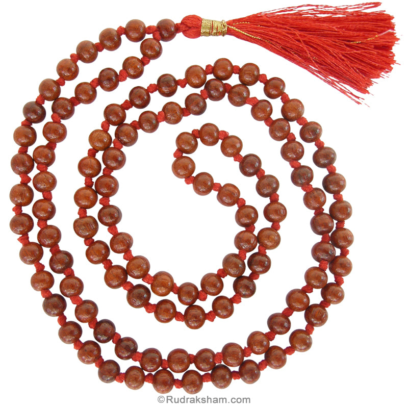  Red Chandan Mala 6.5 mm