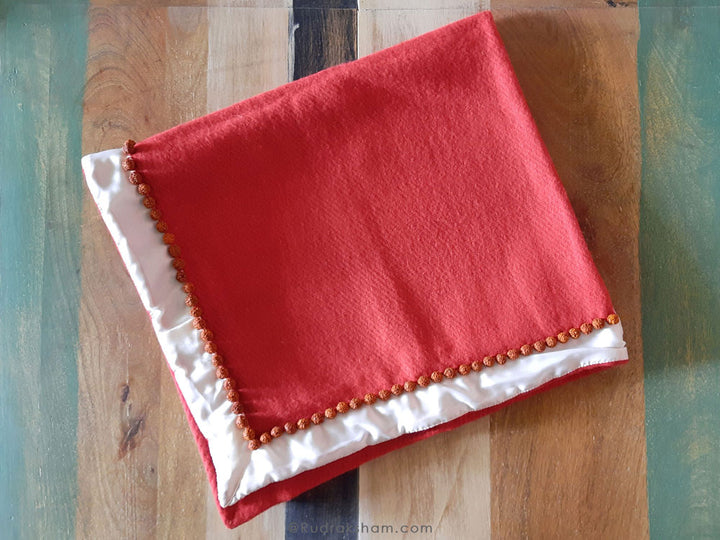 Woolen Puja Asana Red