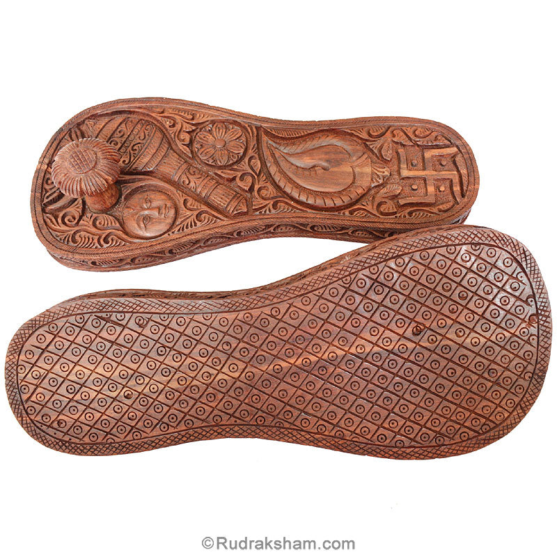 Red Sandalwood Charan Paduka
