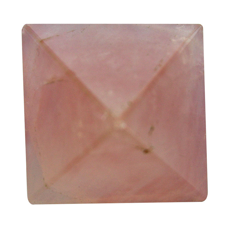 Natural Rose Quartz Pyramid | Rose Quartz Crystal Pyramid | Rose Quartz Stone Pyramid for Reiki Healing | Rose Quartz Vastu Pyramid