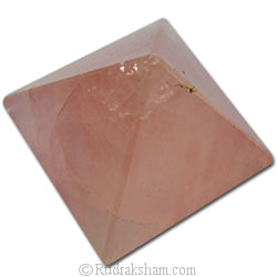 Natural Rose Quartz Pyramid | Rose Quartz Crystal Pyramid | Rose Quartz Stone Pyramid for Reiki Healing | Rose Quartz Vastu Pyramid