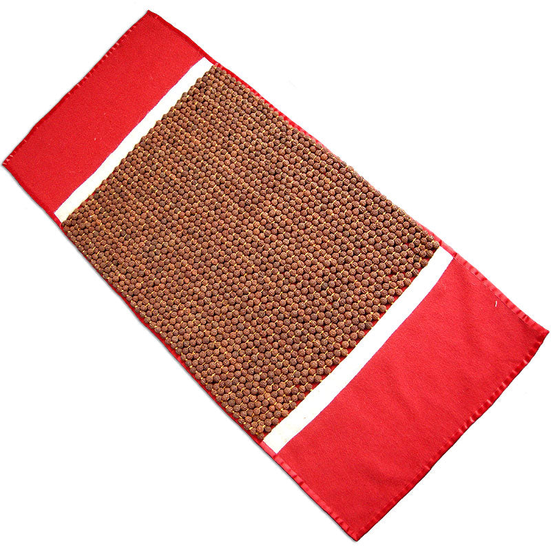 Rudraksha Mat - 5 | Rudraksha Meditation Mat  | Handmade Puja Asana Mat for Meditation | Designer Rudraksha Aasana | Rudraksha Healing Mat