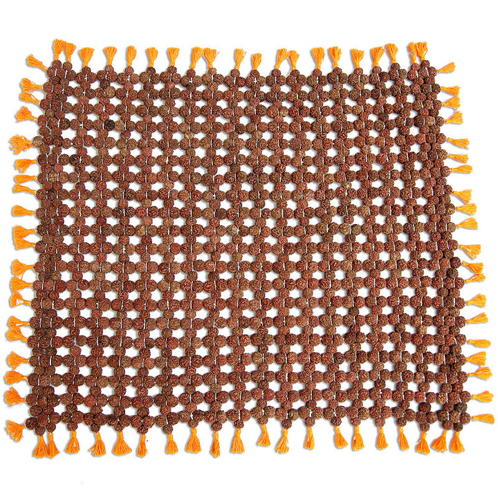 Rudraksha Mat - 7 | Rudraksha Aasana | Handmade Asana Mat for Meditation | Rudraksha Meditation Mat | Rudraksha Healing Mat