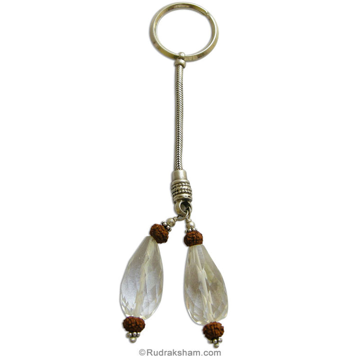 Rudraksha Sphatik Key Chain