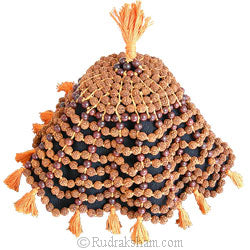 Rudraksha Red Sandalwood Hat | Rudraksha Sandalwood Meditation Cap | Rudraksha Red Sandalwood Beads Cap | Rudraksha Sandalwood Topi
