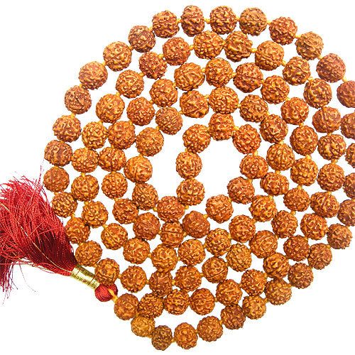 9mm Rudraksha Mala Rosary for Japa | 9mm Rudraksha Mala for wrist 