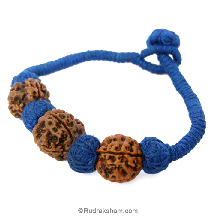 Triple 4 Mukhi Wrist Band