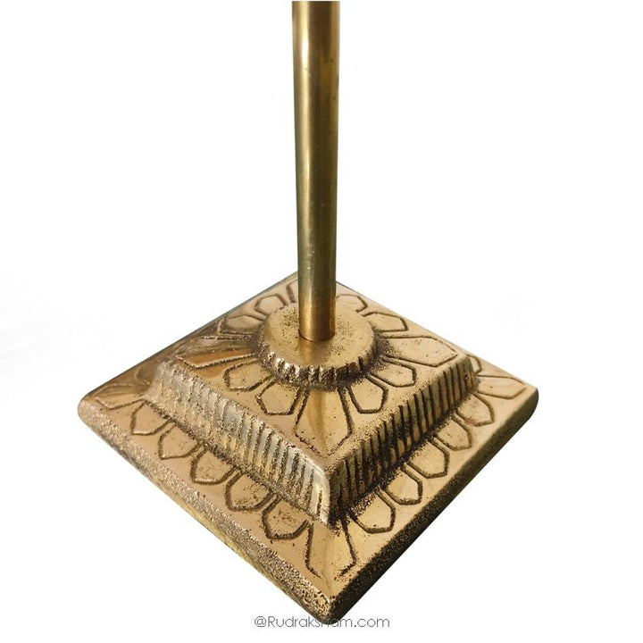 Brass Trishul with Damroo and Stand | Brass Trident with Monkey Talking Drum | Lord Shiva's Trident | Trishool