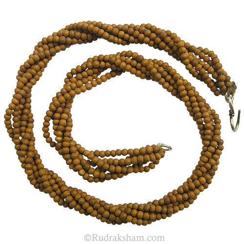  White Chandan Neckband 2 mm