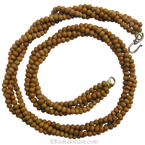  White Chandan Neckband 3 mm