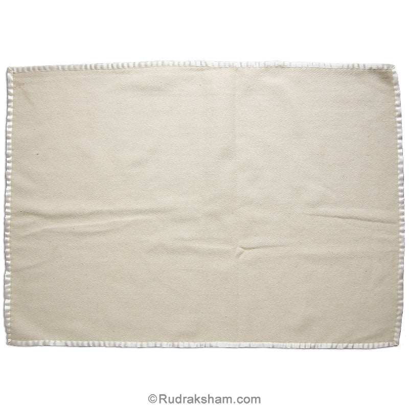 Woolen Puja Asana White