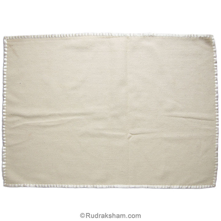 Woolen Puja Asana White