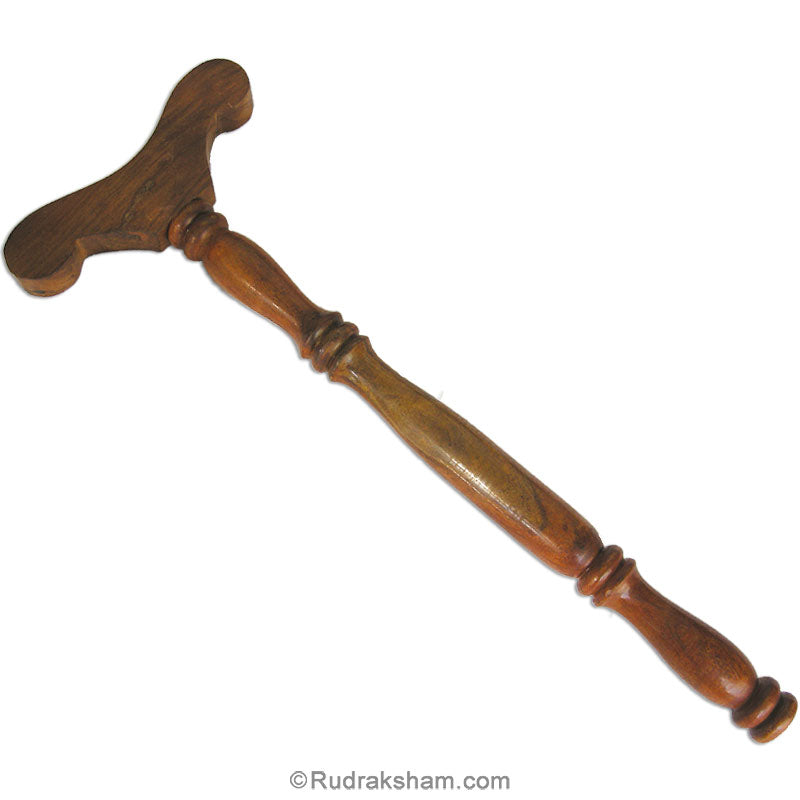  Yoga Danda | Traditional Meditation Stick | Wooden T Shaped Yoga Danda for Japa | Wooden Staff for Yoga Practice | Yoga Pole | Longde Staff